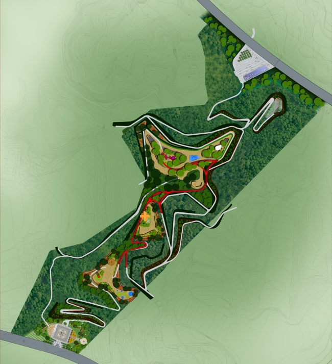 四川内江大梁山生态公园概念设计 - 城市案例库