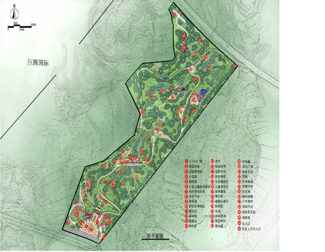 四川内江大梁山生态公园概念设计 - 城市案例库