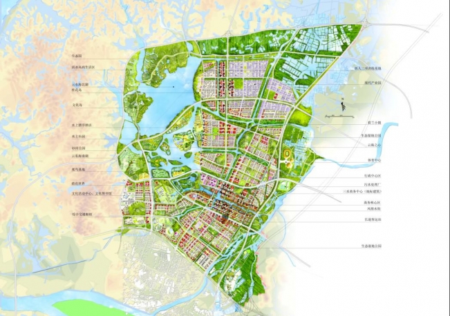 山三水新城核心区概念性规划及城市设计方案国际竞赛j05