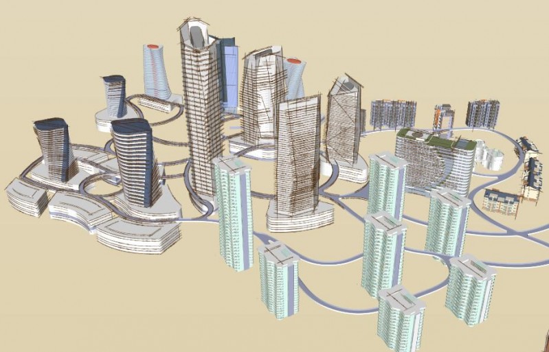 做一个城市设计模型,su一不小心就飙到230mb