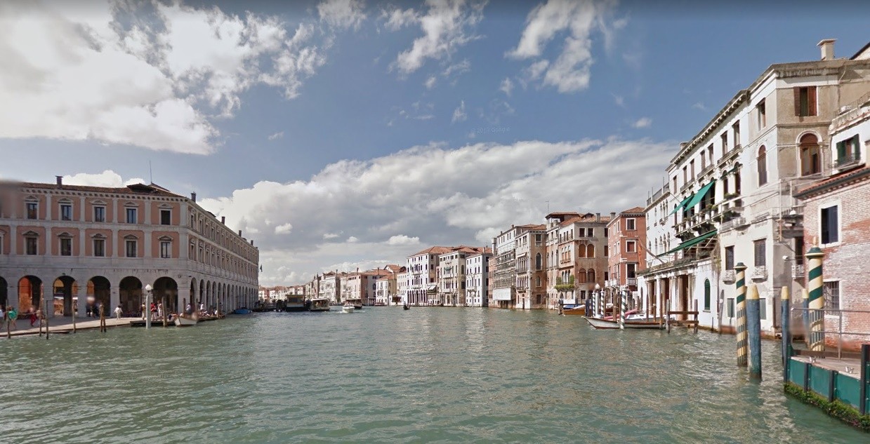 城市街道：威尼斯大运河