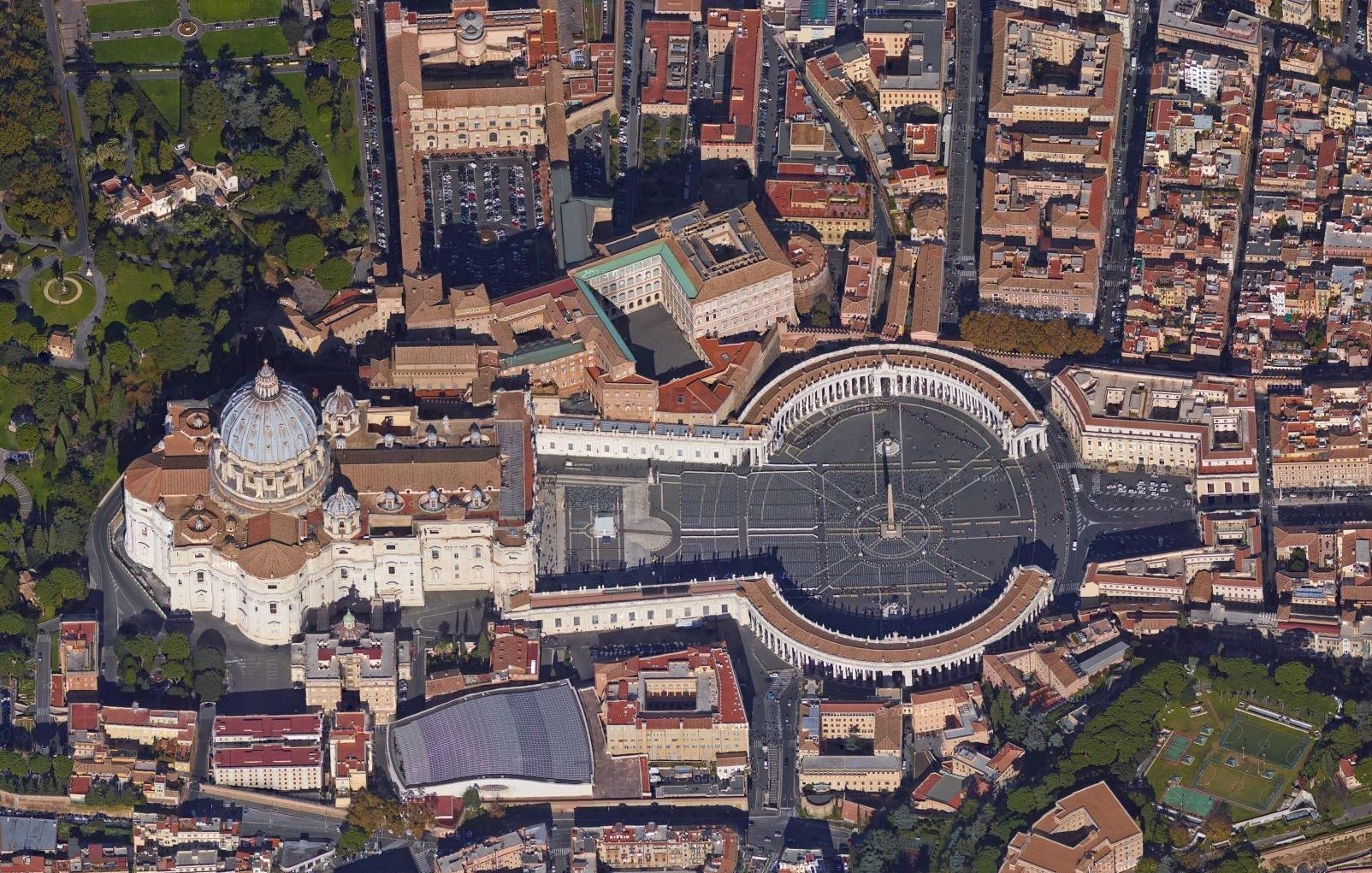 城市广场：意大利罗马圣彼得广场