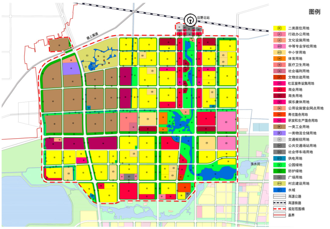 聊城高铁新区规划图 聊城高铁新区规划建设 聊城高铁最新规划新消息