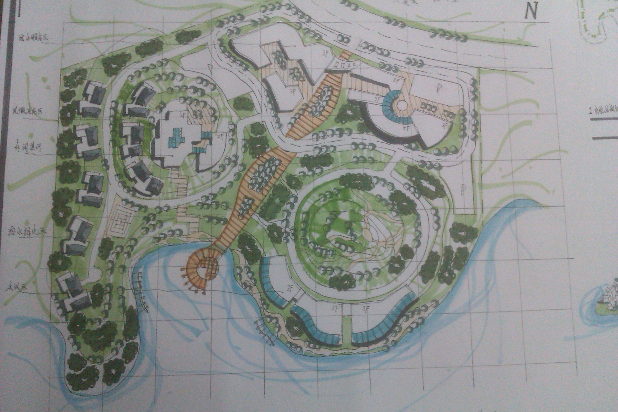 深圳大学考研快题练习,求批~ - 手绘与快速表现